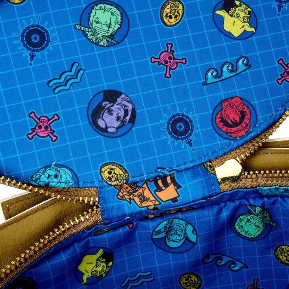 Crossbody Bag Vegan Leather One Piece Sunny Ship Detail Travel Accessory - Picture 7 of 7
